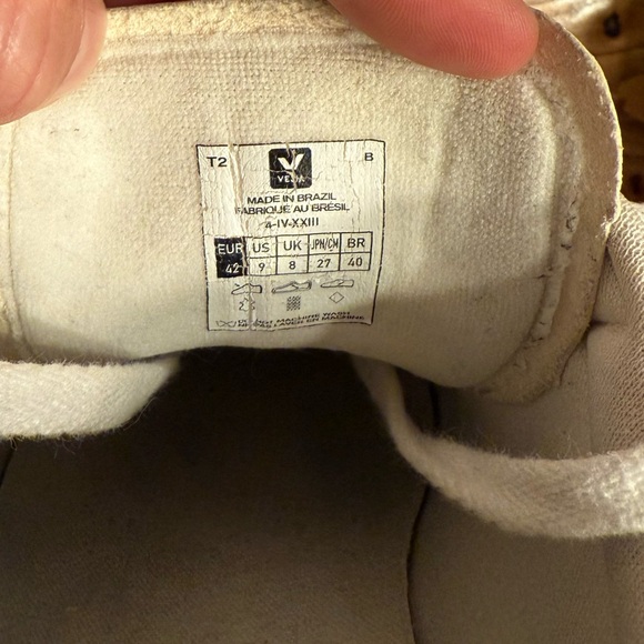 VEJA CAMPO LEATHER WHITE NATURAL - Picture 9 of 9